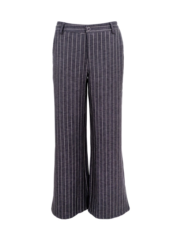 BLACK COLOUR CHICAGO PANT GREY STRIPE 40496