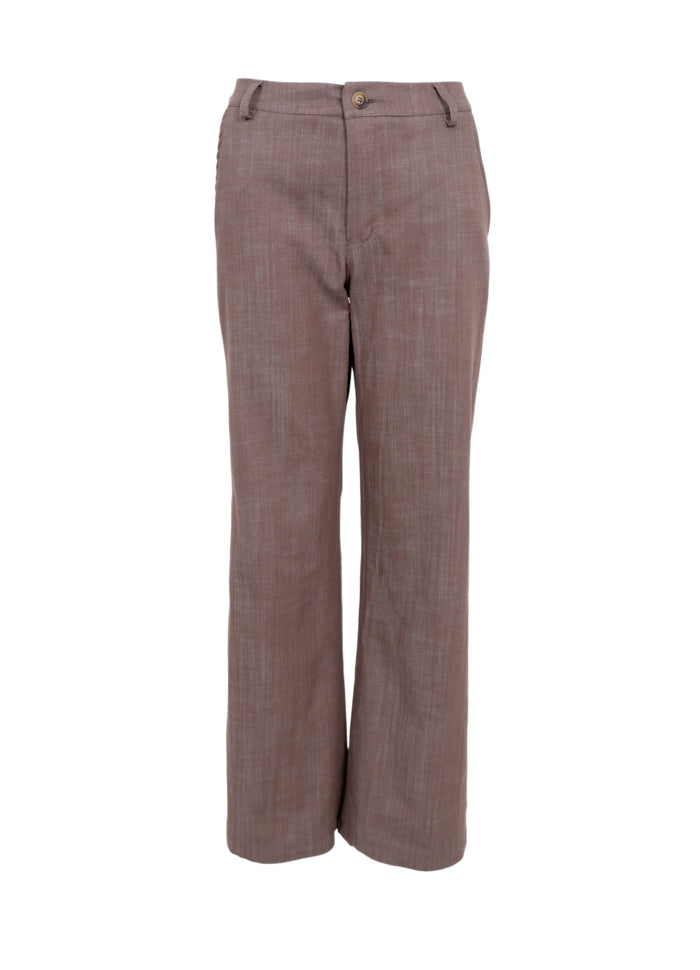 BLACK COLOUR BOX PANT 40310 NOUGAT