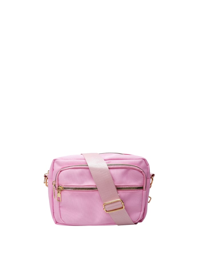 BLACK COLOUR VANDA CROSSOVER BAG BUBBLEGUM 9262