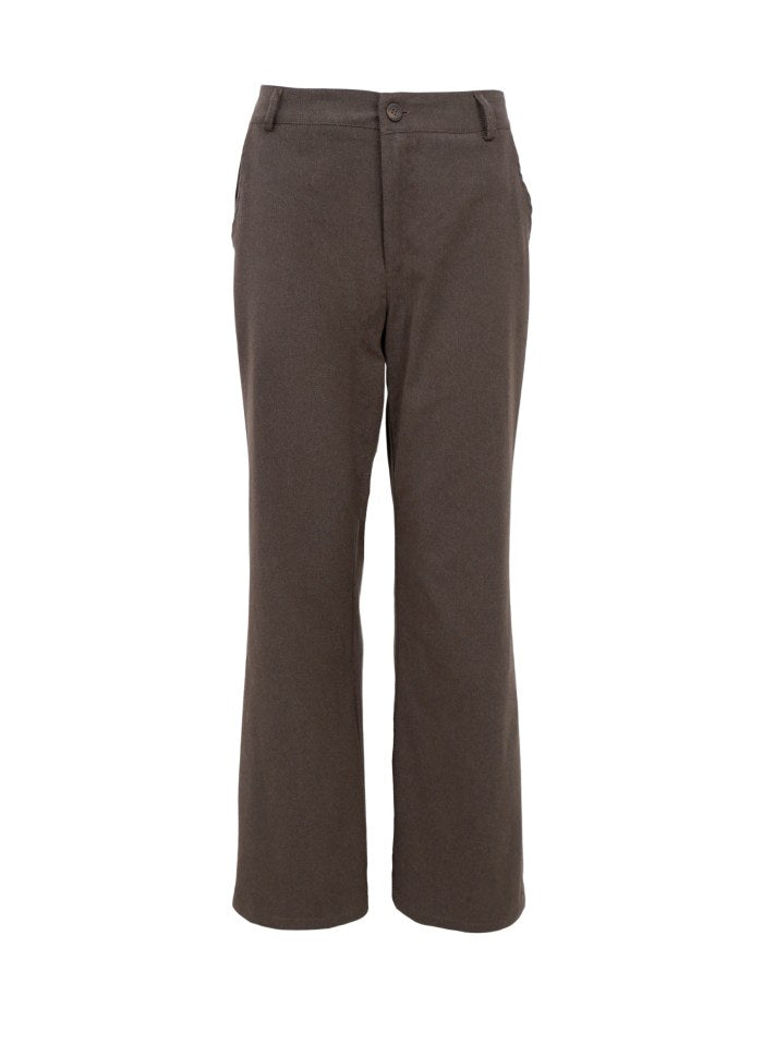 BLACK COLOUR AVENUE BOX PANT TAUPE 40705