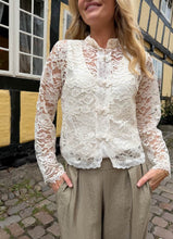 Indlæs billede til gallerivisning BLACK COLOUR ROSE NAPÅLEON SHIRT/JAKKE OFF WHITE 41212
