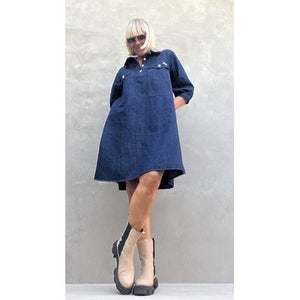 CASPAR DEMIN DRESS MALMØ BLUE 2407705
