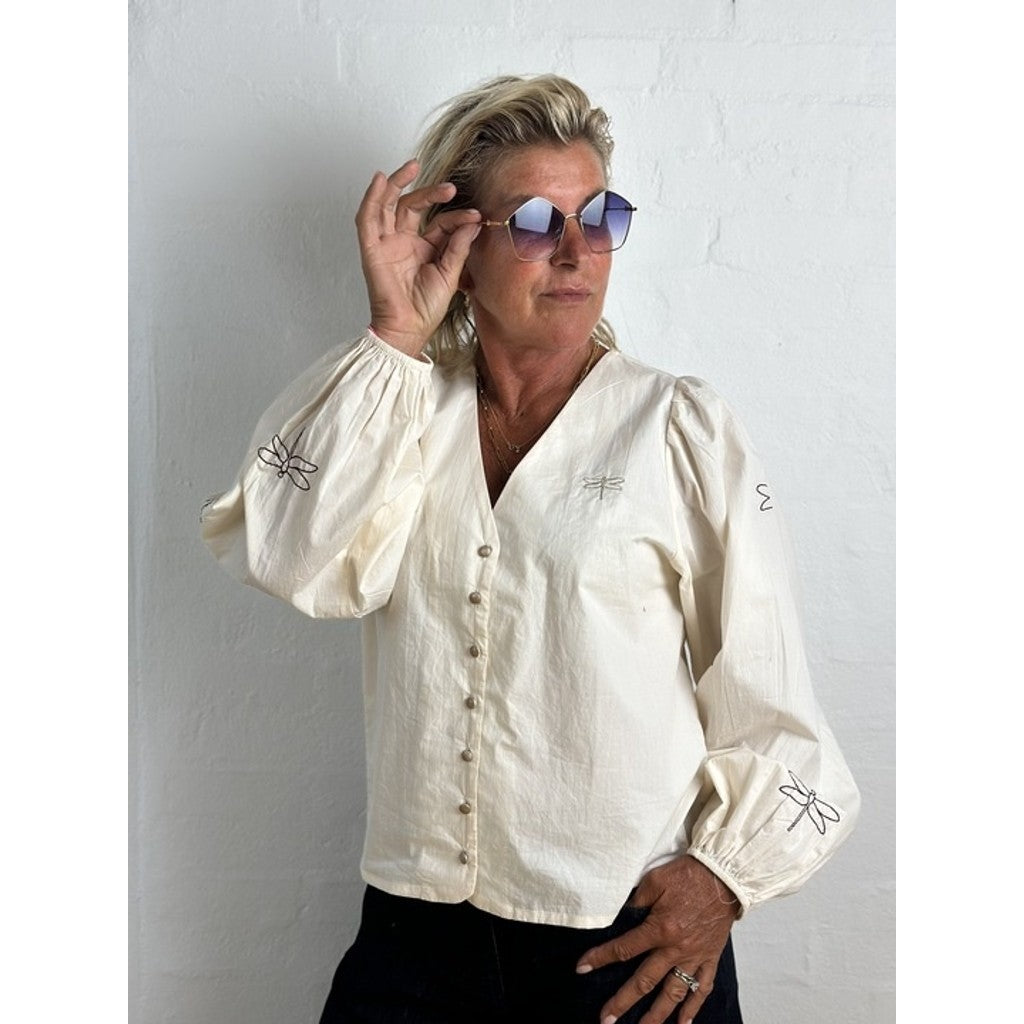 GASPAR BLOUSE VALENCIA OFF WHITE