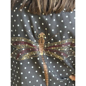 GASPAR DRESS LUNA DOT GREY DOT
