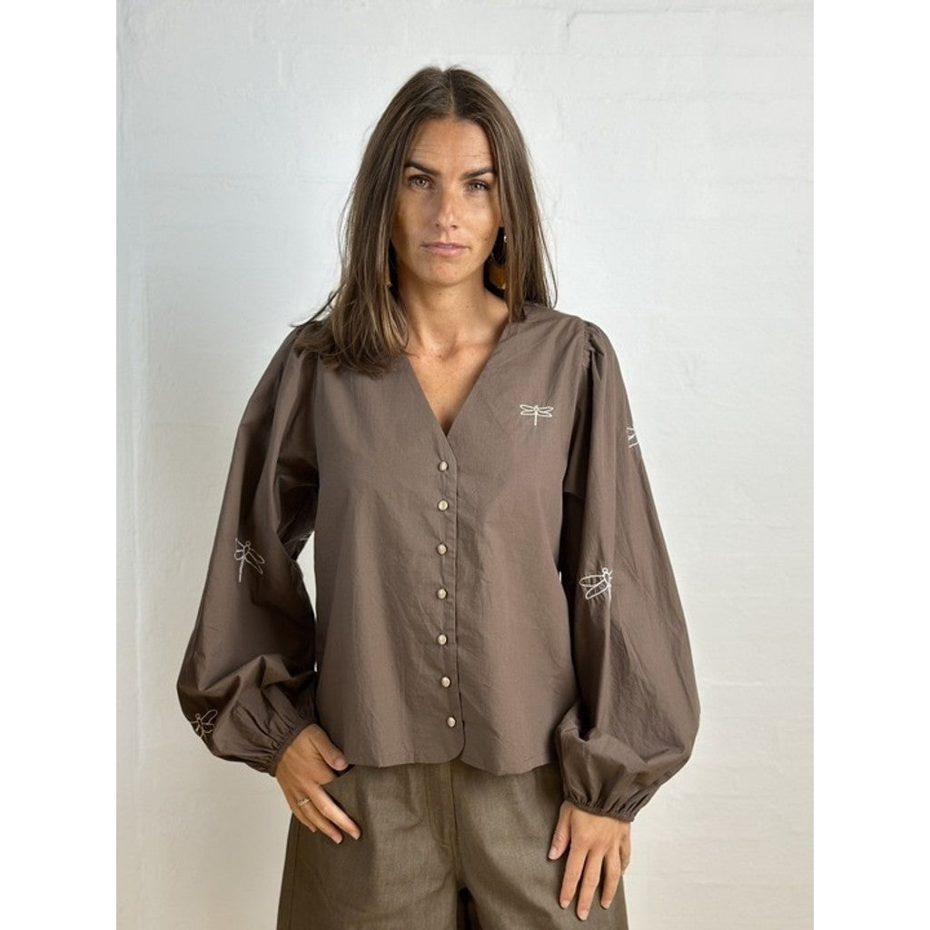 GASPAR SHIRT VALENCIA BROWN