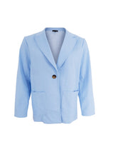 Indlæs billede til gallerivisning BLACK COLOUR BOX BLAZER LIGHT BLUE 40567
