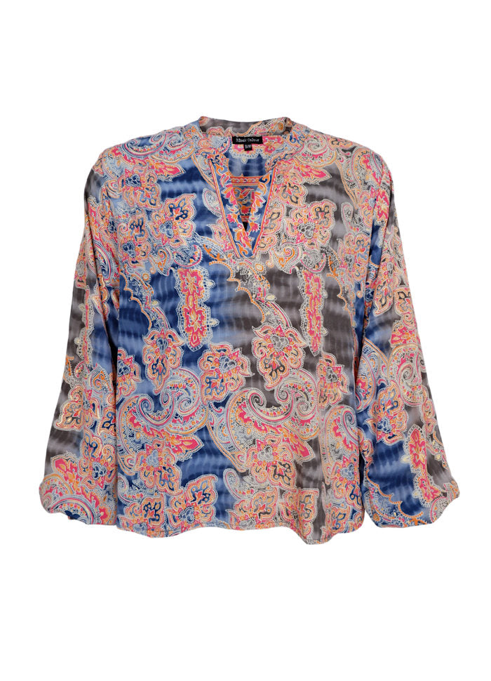 BLACK COLOUR LUNA BLOUSE MARIGOLD 39208