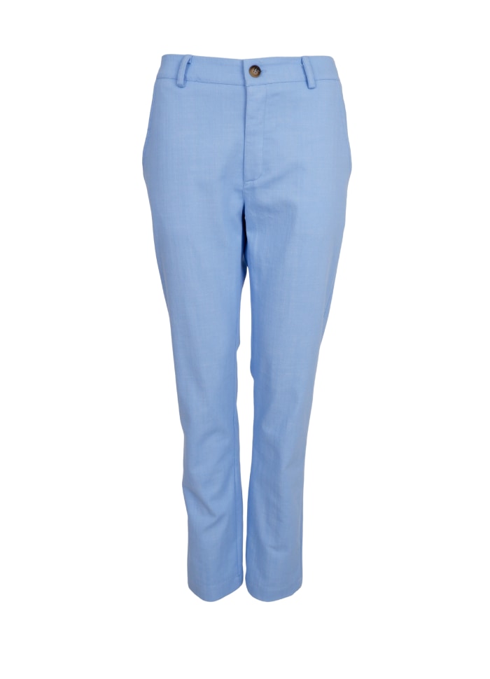 BLACK COLOUR BOX REGULAR PANT LIGHT BLUE 40560