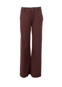 BLACK COLOUR BOX PANT DAVI COFFEE 40985