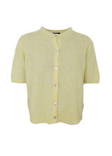 Indlæs billede til gallerivisning BLACK COLOUR CARDIGAN DELL LIGHT YELLOW 1253
