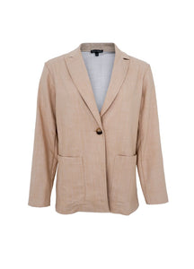 BLACK COLOUR BOX BLAZER SAND 40567