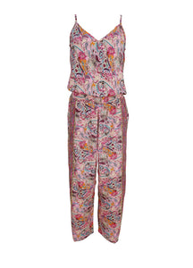BLACK COLOUR LUNA ELLA JUMPSUIT BOTANICAL ROSE 39176