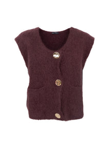 BLACK COLOUR STRIK VEST 1217 COFFEE