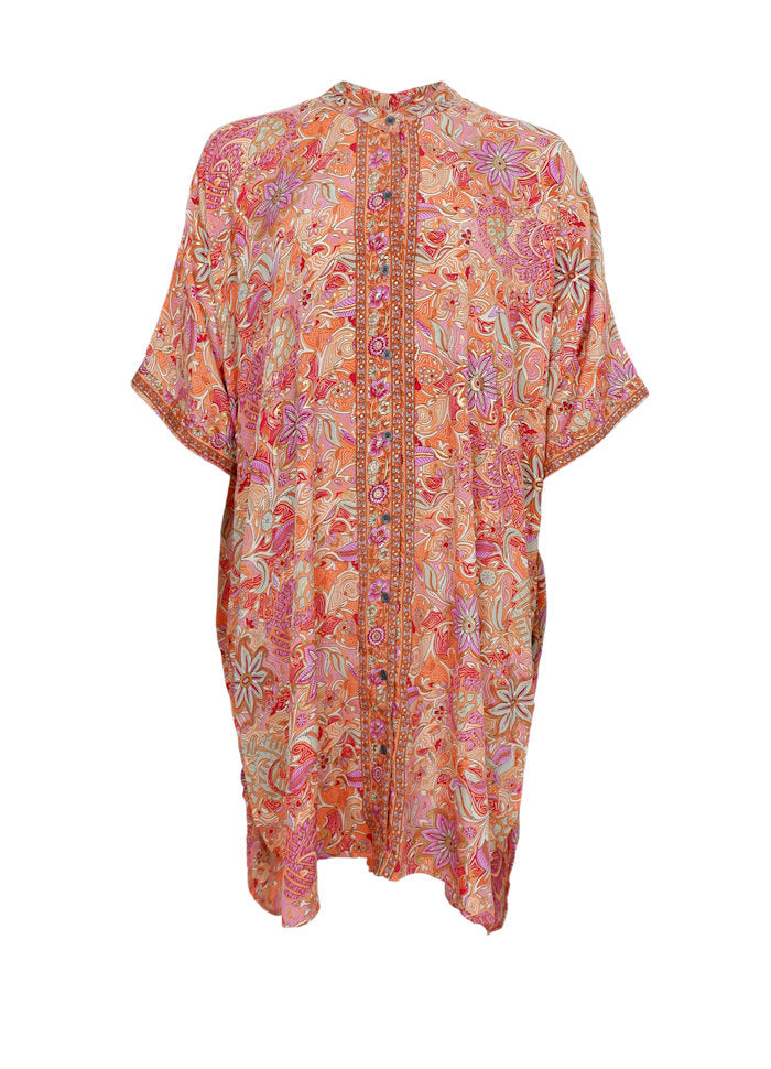 BLACK COLOUR LUNA TUNIC PACIFIQUE ORANGE 39168