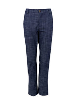 Indlæs billede til gallerivisning BLACK COLOUR BOX PANT REGULAR FIT 40560 NAVY DEMIN
