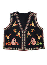 Indlæs billede til gallerivisning BLACK COLOUR VEST LULU 40498
