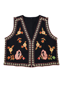 BLACK COLOUR VEST LULU 40498