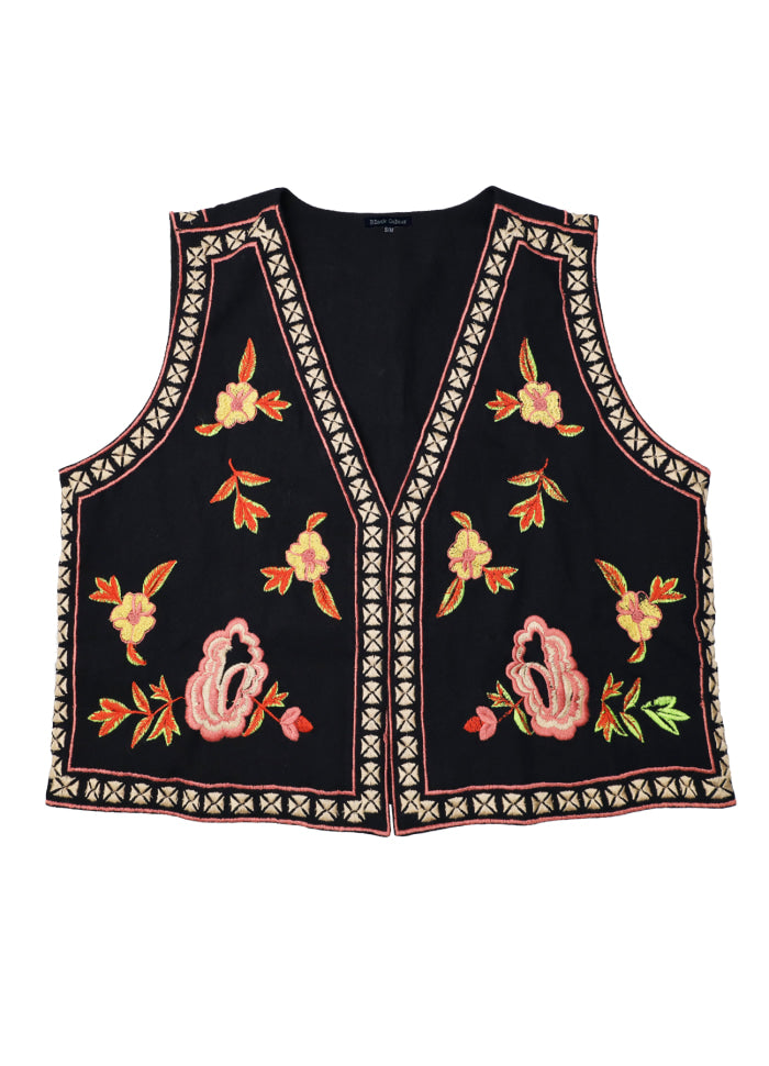 BLACK COLOUR VEST LULU 40498