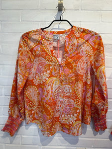 EMILY SHIRT PEACH MIX