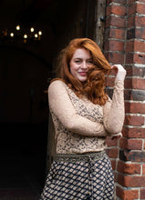 Indlæs billede til gallerivisning BLACK COLOUR LACE BLOUSE FRAPPE BLONDE
