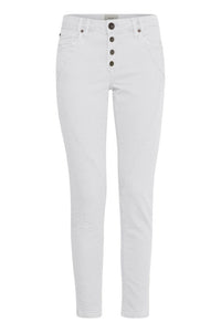 PULZ PANTS ROSITA WHITE/BLANC DE BLANC