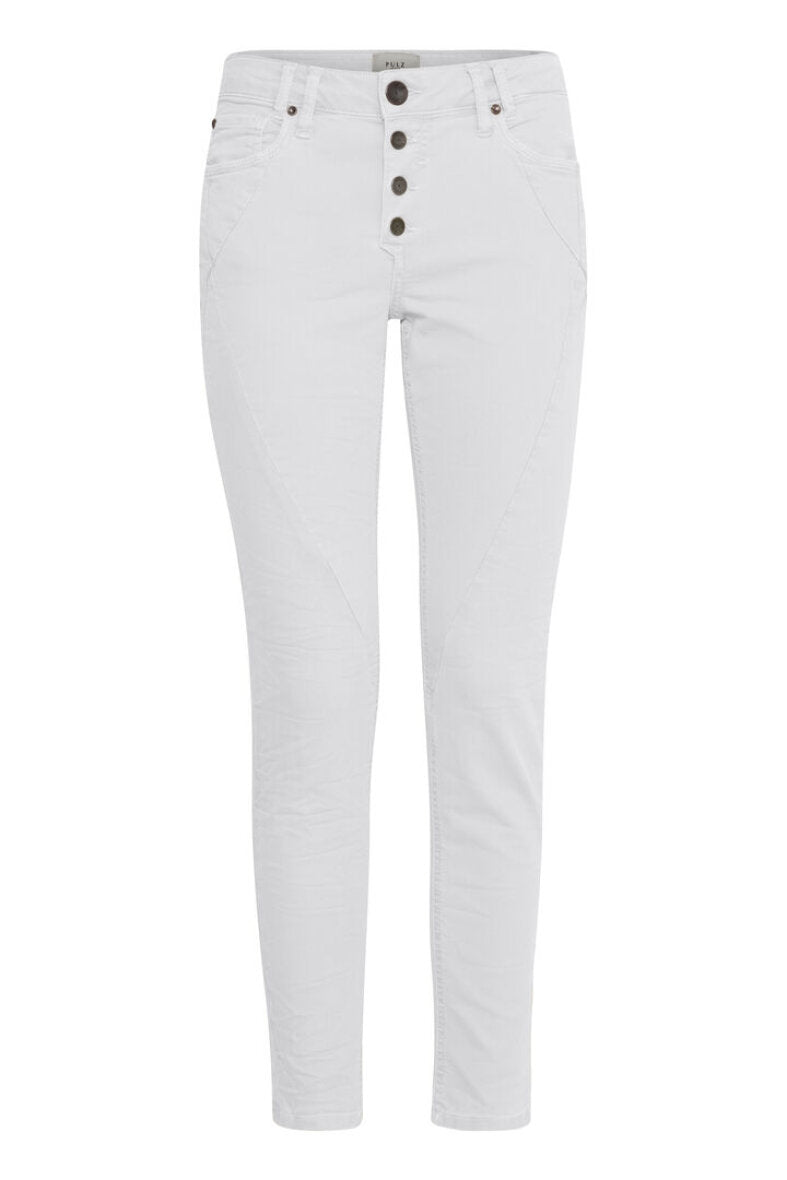 PULZ PANTS ROSITA WHITE/BLANC DE BLANC