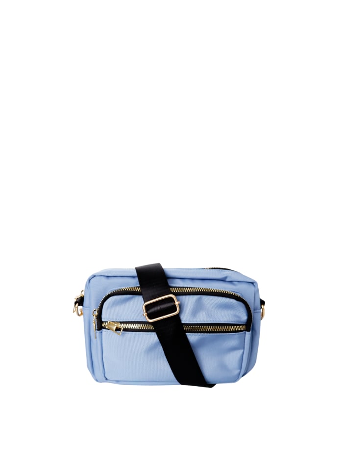 BLACK COLOUR BAG  VANDA CROSSOVER LIGHT BLUE